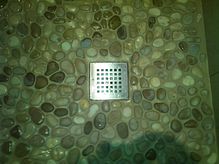 Wet Room Floor 03 - 04- Pebbled Floor